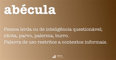 abecula|Abéculas